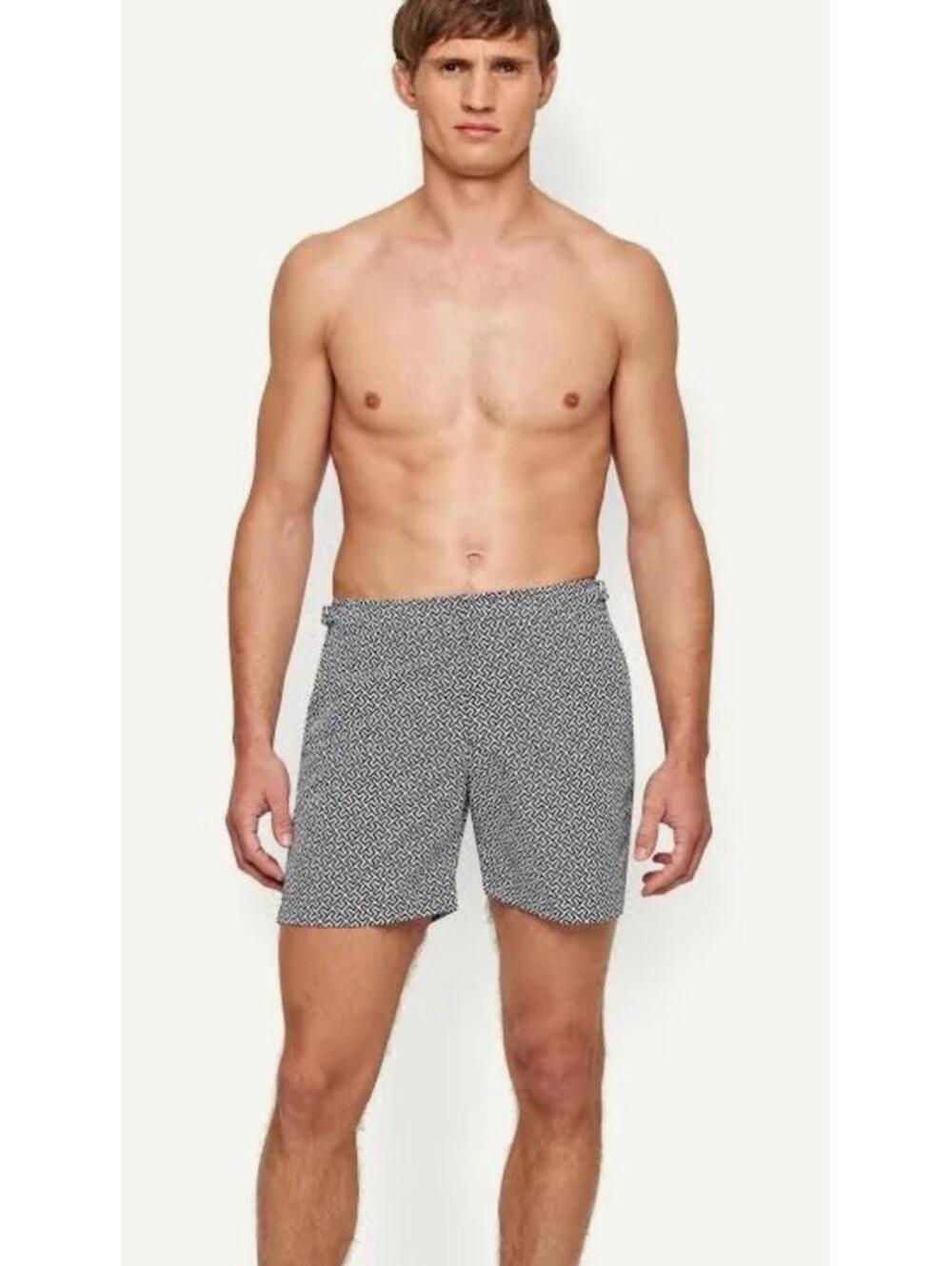 Orlebar Brown Men’s Bulldog Narin Shorts Size 36 Navy